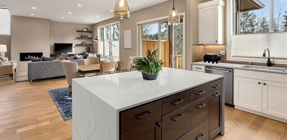 white quartz countertops in sterling VA